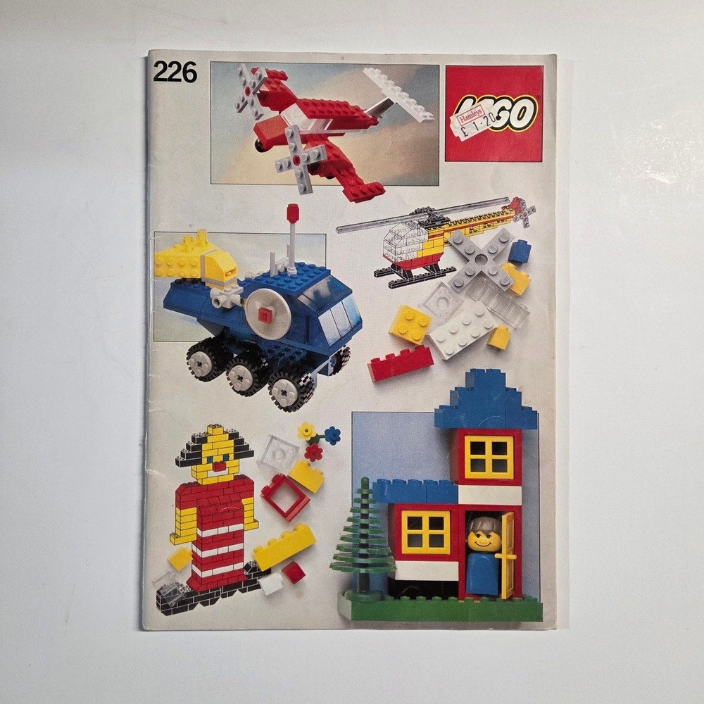 LEGO‎ Idea Book 226 Vintage 1981 Building Instructions Manual Multi-Color Guide